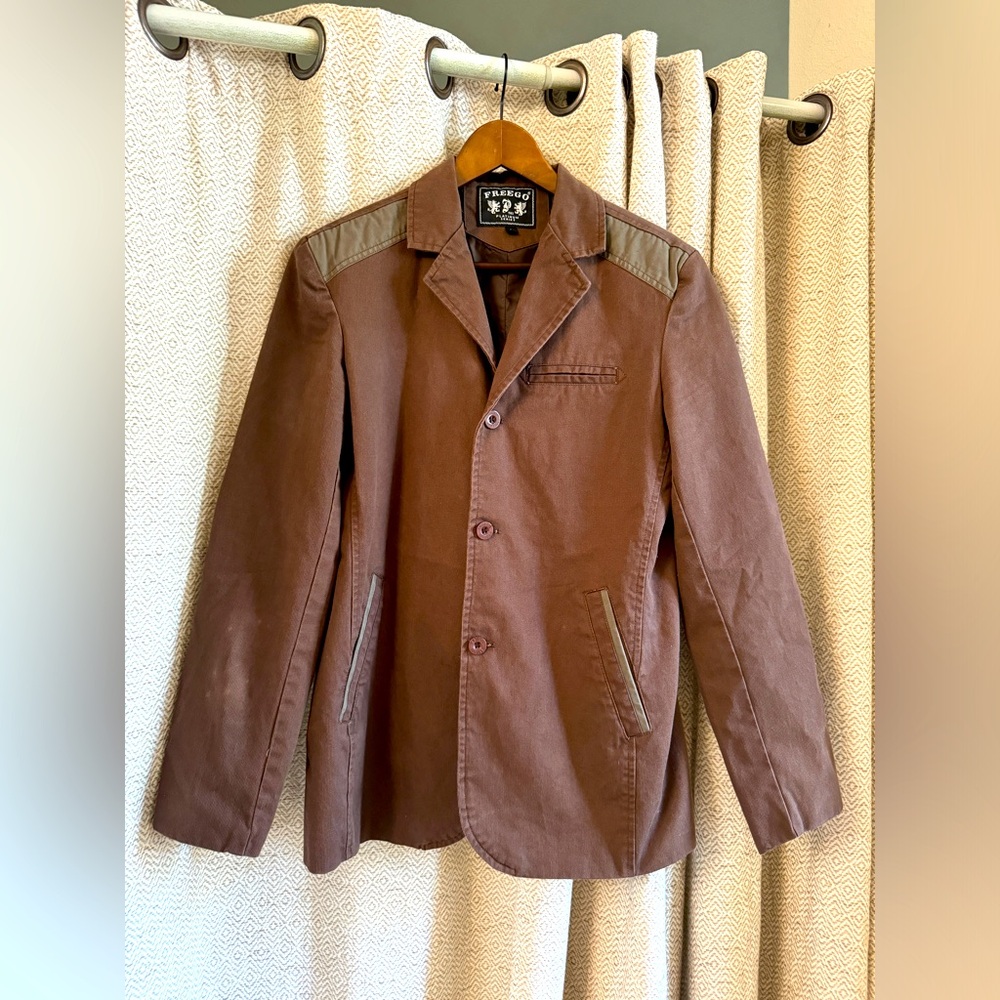 Men’s Canvas Blazer Banda Style